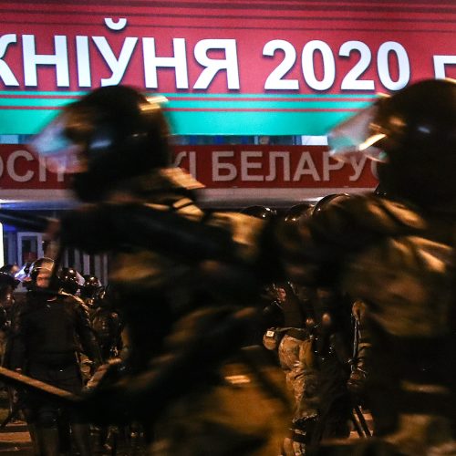 Protestai po rinkimų Baltarusijoje  © Scanpix nuotr.