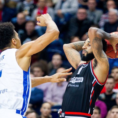 Europos taurė: „Rytas“ - „Fraport Skyliners“ 61:70  © Irmanto Gelūno/Fotobankas nuotr.