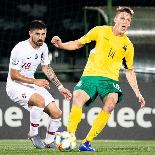 Futbolas: Lietuva – Portugalija 1:5  © B. Barausko ir I. Gelūno/Fotobanko nuotr.