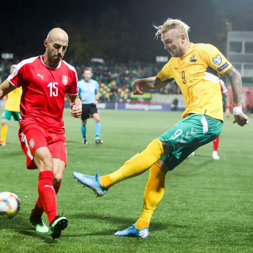 Europos futbolo čempionato atranka: Lietuva – Serbija  © I. Gelūno/Fotobanko nuotr.