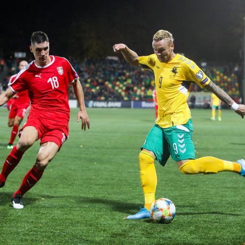 Europos futbolo čempionato atranka: Lietuva – Serbija  © I. Gelūno/Fotobanko nuotr.