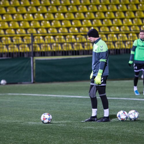 Lietuvos vyrų futbolo rinktinės treniruotė  © P.Peleckio/Fotobanko nuotr.