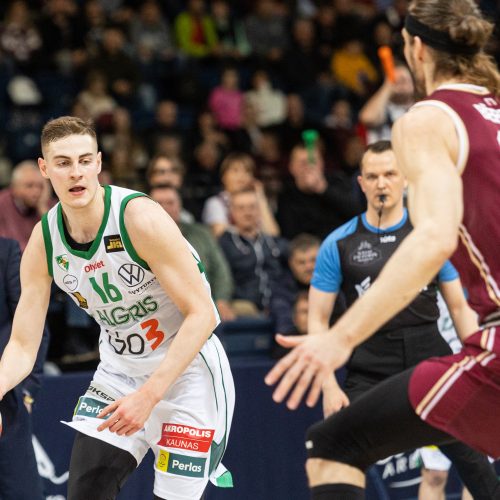 LKL pusfinalis: Panevėžio „Lietkabelis“ – Kauno „Žalgiris“ 79:55  © P. Peleckio/BNS nuotr.