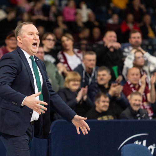 LKL pusfinalis: Panevėžio „Lietkabelis“ – Kauno „Žalgiris“ 79:55  © P. Peleckio/BNS nuotr.