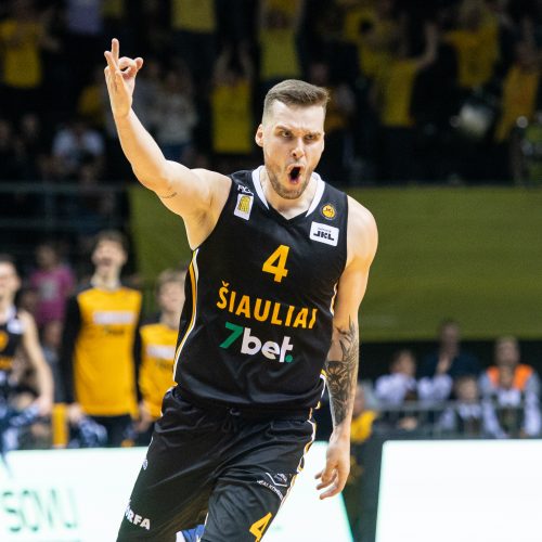 LKL pusfinalis: „Šiauliai“ – Vilniaus „Rytas“ 77:87  © P. Peleckio/BNS nuotr.