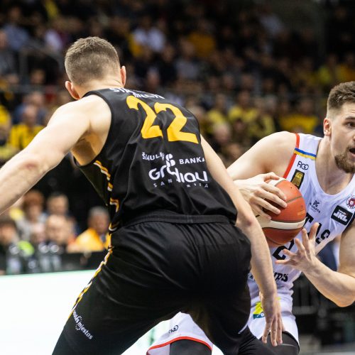 LKL pusfinalis: „Šiauliai“ – Vilniaus „Rytas“ 77:87  © P. Peleckio/BNS nuotr.