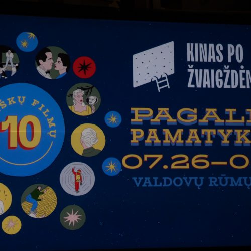 Festivalio „Kinas po žvaigždėmis“ atidarymas  © G. Skaraitienės/BNS nuotr.