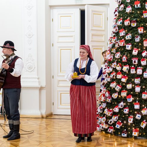 Prezidentūros eglutės įžiebimo šventė  © P. Peleckio/BNS nuotr.