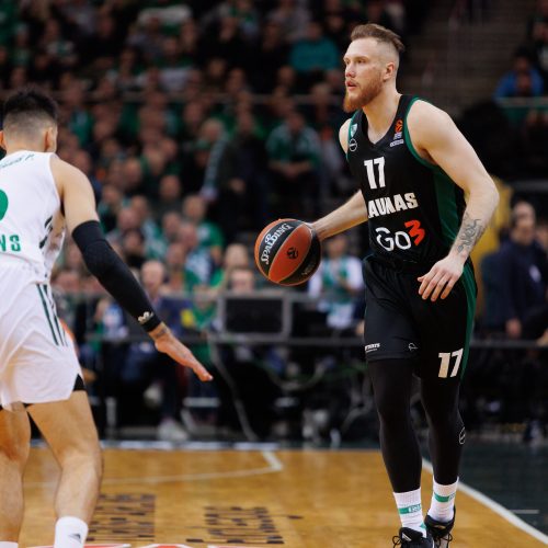 Eurolyga: Kauno „Žalgiris“ – Atėnų „Panathinaikos“ 67:81  © E. Ovčarenko / BNS nuotr.