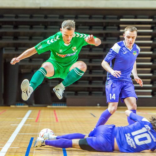 Futsalo taurė. 1/4 f. „K. Žalgiris“ – „Vikingai“ 5:2  © Evaldo Šemioto nuotr.