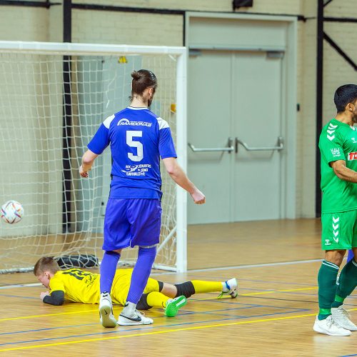 Futsalo taurė. 1/4 f. „K. Žalgiris“ – „Vikingai“ 5:2  © Evaldo Šemioto nuotr.