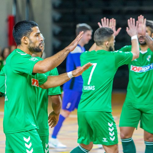 Futsalo taurė. 1/4 f. „K. Žalgiris“ – „Vikingai“ 5:2  © Evaldo Šemioto nuotr.