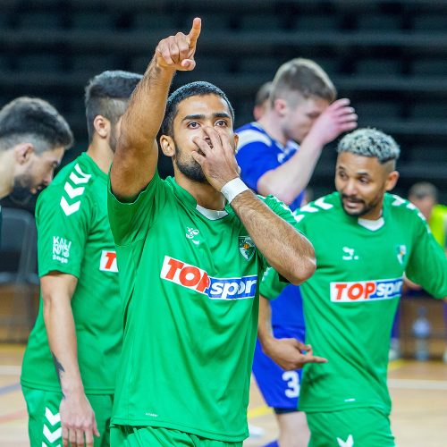 Futsalo taurė. 1/4 f. „K. Žalgiris“ – „Vikingai“ 5:2  © Evaldo Šemioto nuotr.