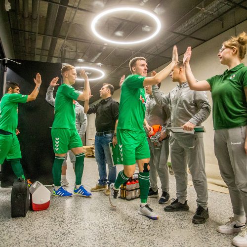 Futsalo A lyga: „K. Žalgiris“ – „Gargždų pramogos“ 6:2  © Evaldo Šemioto nuotr.