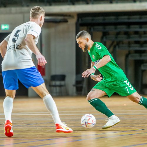 Futsalo A lyga: „K. Žalgiris“ – „Gargždų pramogos“ 6:2  © Evaldo Šemioto nuotr.