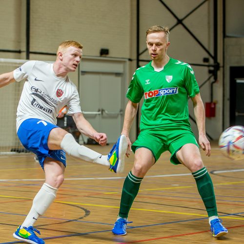 Futsalo A lyga: „K. Žalgiris“ – „Gargždų pramogos“ 6:2  © Evaldo Šemioto nuotr.