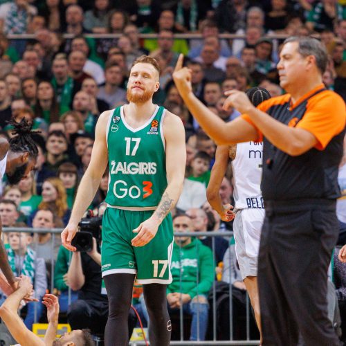 Eurolyga: Kauno „Žalgiris“ – Belgrado „Partizan“ 74:88  © E. Ovčarenko / BNS nuotr.