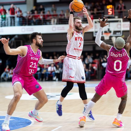 FIBA Čempionų lyga: Vilniaus „Rytas“ – Bonos „Telekom Baskets“ 79:86  © L.Balandžio / BNS nuotr.