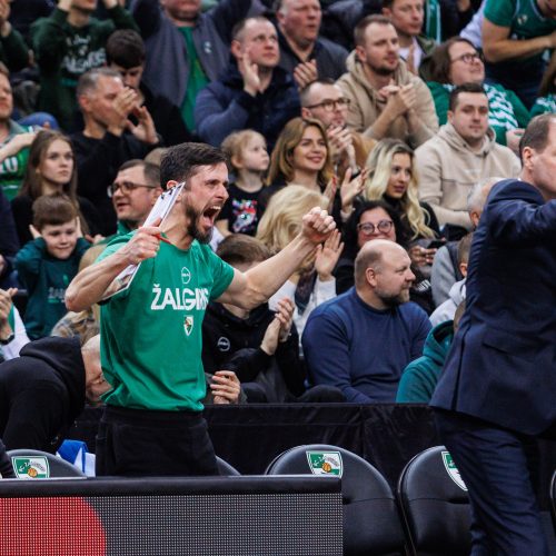 Eurolyga: Kauno „Žalgiris“ – Pirėjo „Olympiacos“ 72:74  © E. Ovčarenko / BNS nuotr.