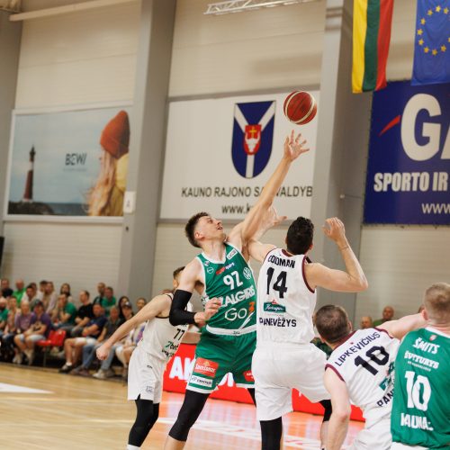 LKL pusfinalis: Kauno „Žalgiris“ – Panevėžio „Lietkabelis“ 69:58  © E. Ovčarenko / BNS nuotr.