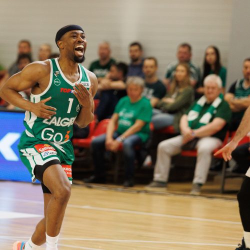 LKL pusfinalis: Kauno „Žalgiris“ – Panevėžio „Lietkabelis“ 69:58  © E. Ovčarenko / BNS nuotr.