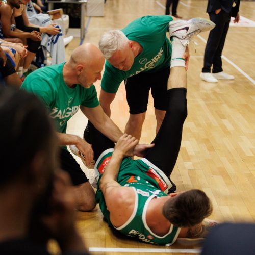 LKL pusfinalis: Kauno „Žalgiris“ – Panevėžio „Lietkabelis“ 69:58  © E. Ovčarenko / BNS nuotr.