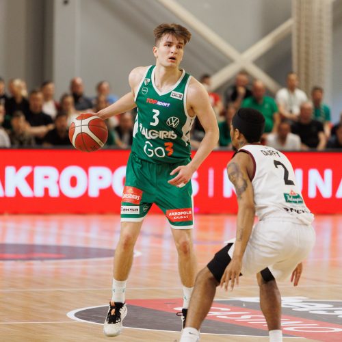 LKL pusfinalis: Kauno „Žalgiris“ – Panevėžio „Lietkabelis“ 69:58  © E. Ovčarenko / BNS nuotr.