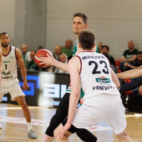 LKL pusfinalis: Kauno „Žalgiris“ – Panevėžio „Lietkabelis“ 69:58  © E. Ovčarenko / BNS nuotr.