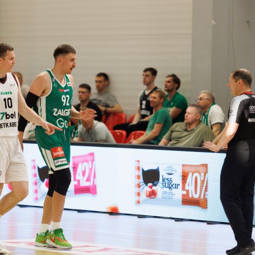 LKL pusfinalis: Kauno „Žalgiris“ – Panevėžio „Lietkabelis“ 69:58  © E. Ovčarenko / BNS nuotr.