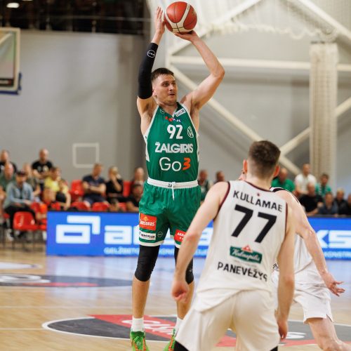 LKL pusfinalis: Kauno „Žalgiris“ – Panevėžio „Lietkabelis“ 69:58