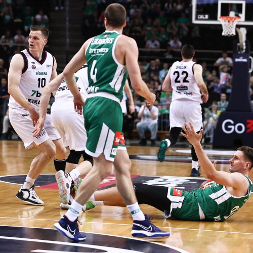 LKL pusfinalis: Kauno „Žalgiris“ – Panevėžio „Lietkabelis“ 66:67  © E. Ovčarenko / BNS nuotr.