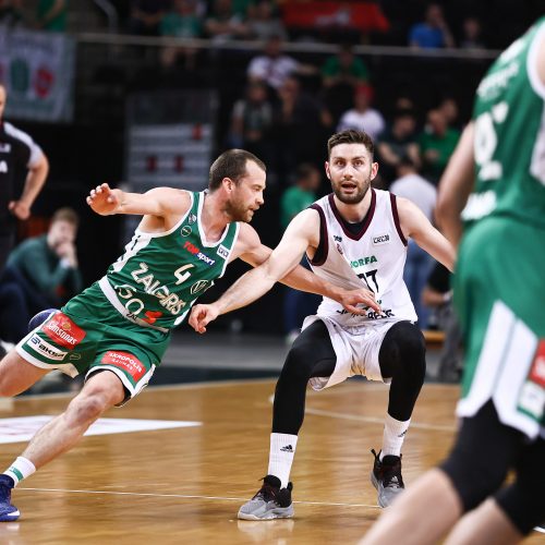 LKL pusfinalis: Kauno „Žalgiris“ – Panevėžio „Lietkabelis“ 66:67  © E. Ovčarenko / BNS nuotr.