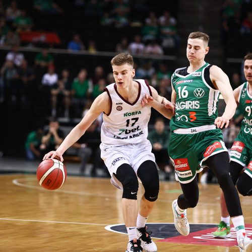 LKL pusfinalis: Kauno „Žalgiris“ – Panevėžio „Lietkabelis“ 66:67  © E. Ovčarenko / BNS nuotr.