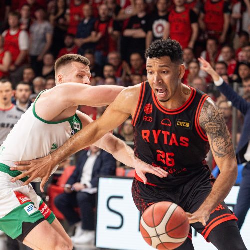 LKL finalas: Vilniaus „Rytas“ – Kauno „Žalgiris“ 69:68  © P. Peleckio/BNS nuotr.