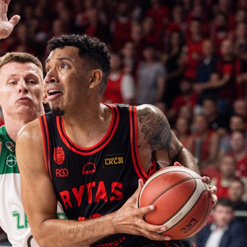 LKL finalas: Vilniaus „Rytas“ – Kauno „Žalgiris“ 69:68  © P. Peleckio/BNS nuotr.