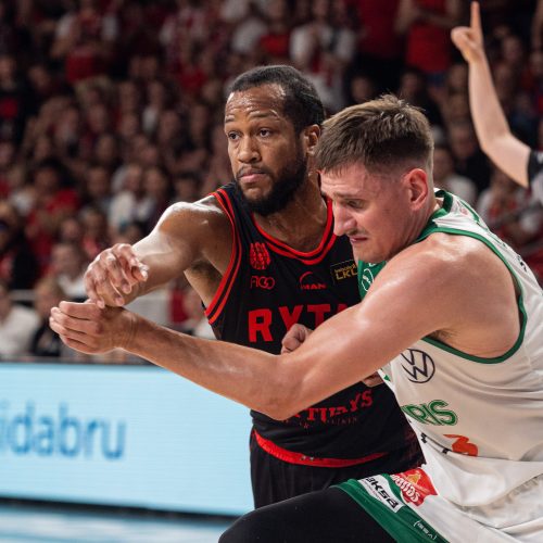 LKL finalas: Vilniaus „Rytas“ – Kauno „Žalgiris“ 69:68  © P. Peleckio/BNS nuotr.