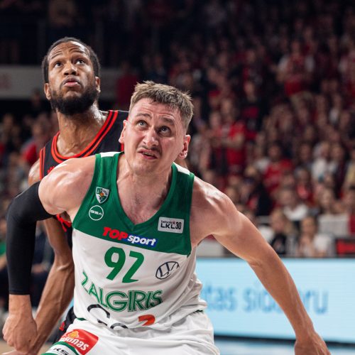 LKL finalas: Vilniaus „Rytas“ – Kauno „Žalgiris“ 69:68  © P. Peleckio/BNS nuotr.