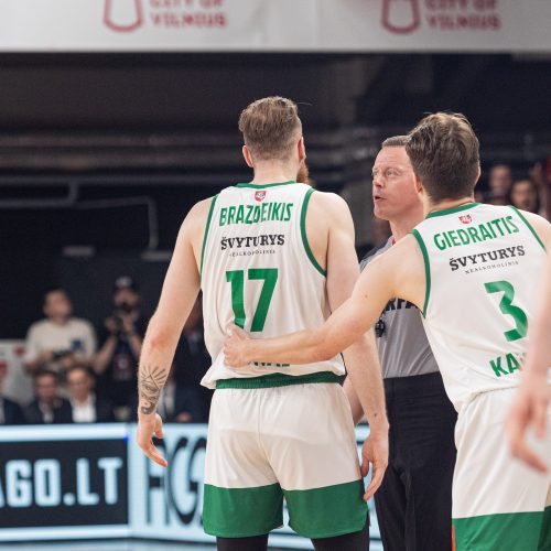 LKL finalas: Vilniaus „Rytas“ – Kauno „Žalgiris“ 69:68  © P. Peleckio/BNS nuotr.