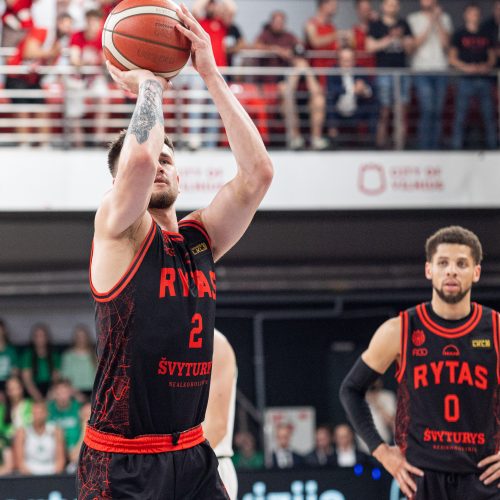 LKL finalas: Vilniaus „Rytas“ – Kauno „Žalgiris“ 69:68  © P. Peleckio/BNS nuotr.