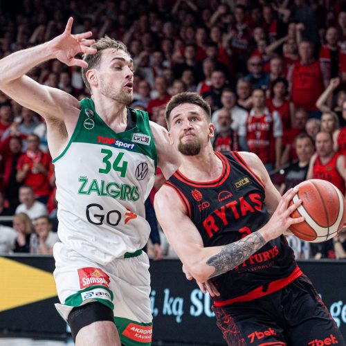 LKL finalas: Vilniaus „Rytas“ – Kauno „Žalgiris“ 69:68  © P. Peleckio/BNS nuotr.