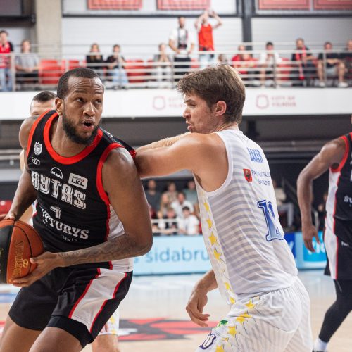 LKL: Vilniaus „Rytas“ – Pasvalio „Pieno žvaigždės“ 106:90  © P. Peleckio/BNS nuotr.