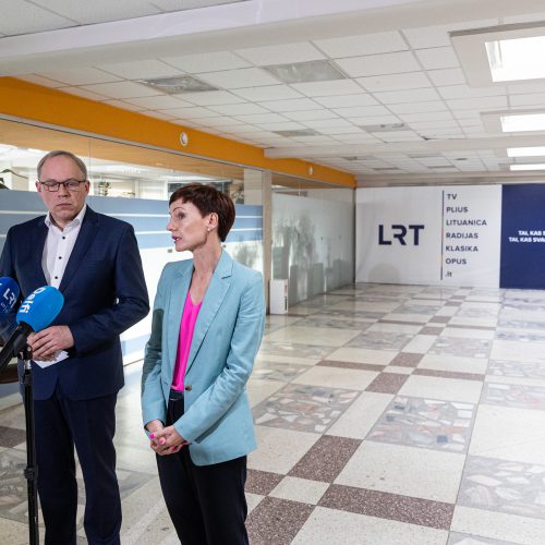 M. Garbačiauskaitė-Budrienė perrinkta į LRT generalinės direktorės pareigas   © P. Peleckio/BNS nuotr.