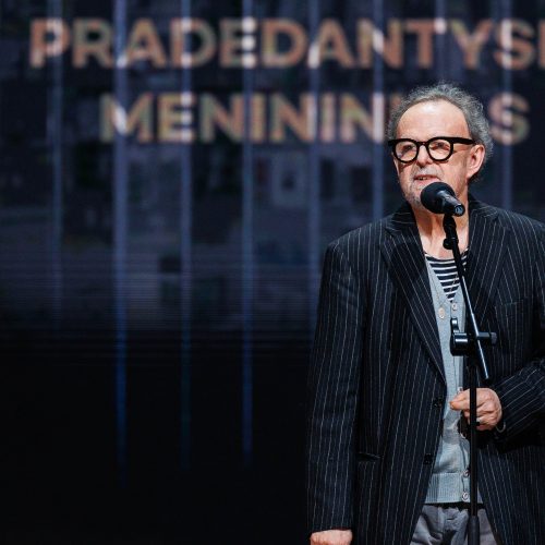 „Auksinių scenos kryžių“ apdovanojimų ceremonija Klaipėdos dramos teatre  © E. Ovčarenko / BNS nuotr.