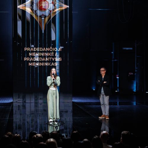 „Auksinių scenos kryžių“ apdovanojimų ceremonija Klaipėdos dramos teatre  © E. Ovčarenko / BNS nuotr.