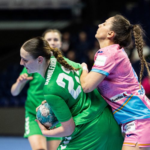Europos moterų rankinio čempionato atranka: Lietuva – Ispanija  © P. Peleckio/BNS nuotr.