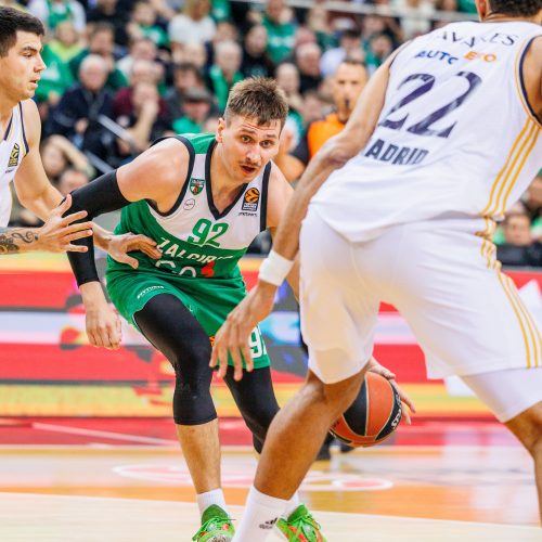 Eurolyga: Kauno „Žalgiris“ – Madrido „Real“ 62:64  © E. Ovčarenko / BNS nuotr.