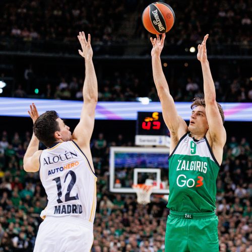 Eurolyga: Kauno „Žalgiris“ – Madrido „Real“ 62:64  © E. Ovčarenko / BNS nuotr.