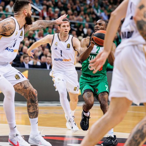 Eurolyga: Kauno „Žalgiris“ – Madrido „Real“ 62:64  © E. Ovčarenko / BNS nuotr.