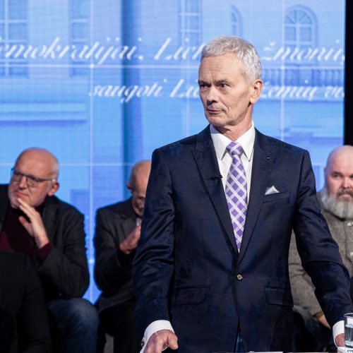 Pirmieji prezidento rinkimų kandidatų debatai  © P. Peleckio/BNS nuotr.