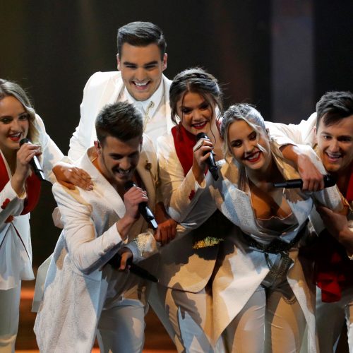 Pirmasis „Eurovizijos“ pusfinalis  © AP, AFP, Reuters nuotr.